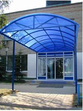 навес из поликарбоната
